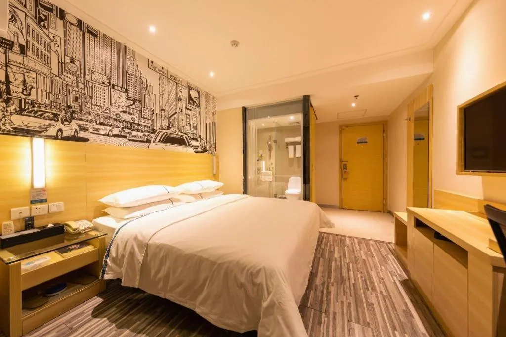 Bed in City Comfort Inn Zhongshan Lihe Square Walmart Branch