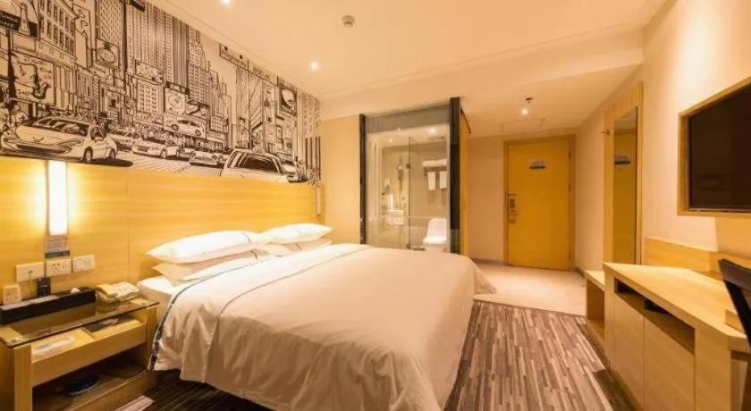 Bed in City Comfort Inn Zhongshan Lihe Square Walmart Branch