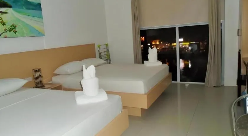 Bed in Jeffrey S Hotel