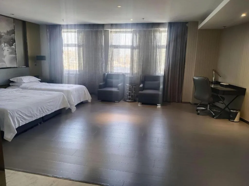 Bed in Harbin Splendent Hotel