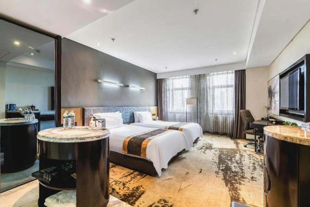 Bed in Harbin Splendent Hotel