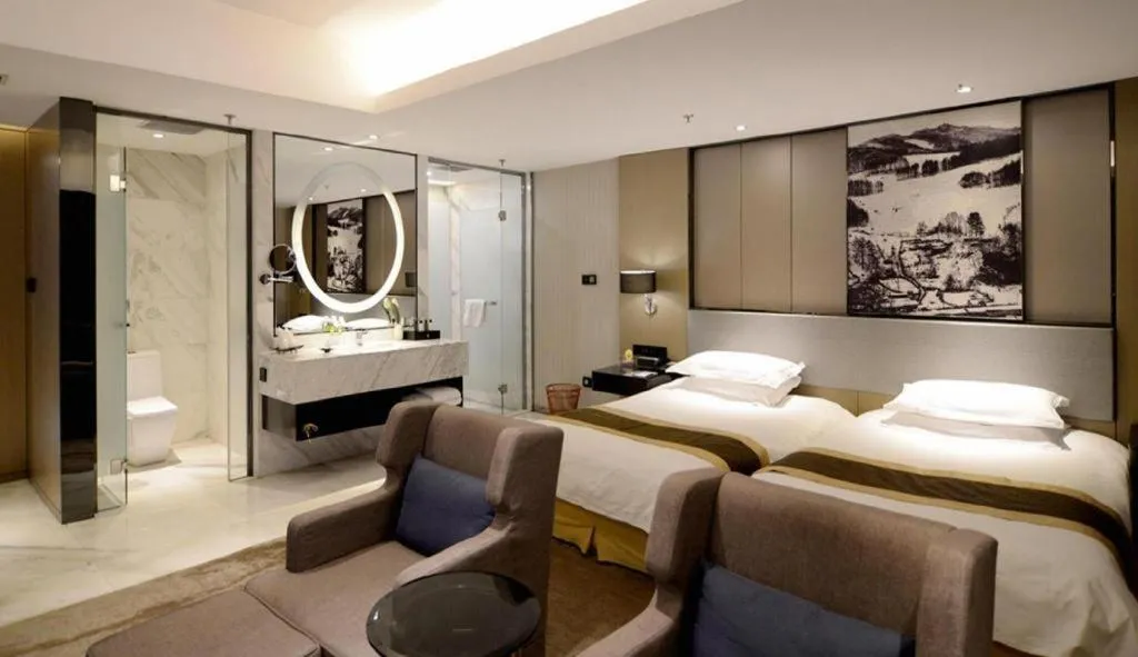 Bed in Harbin Splendent Hotel