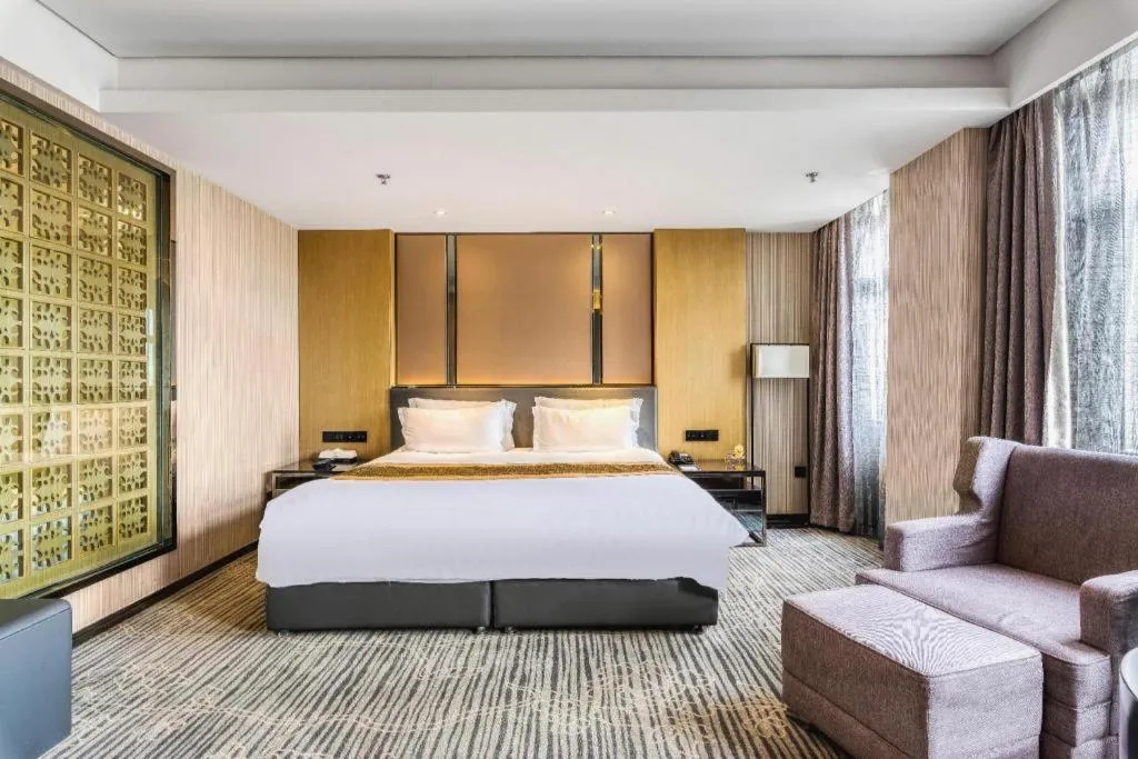 Bed in Harbin Splendent Hotel