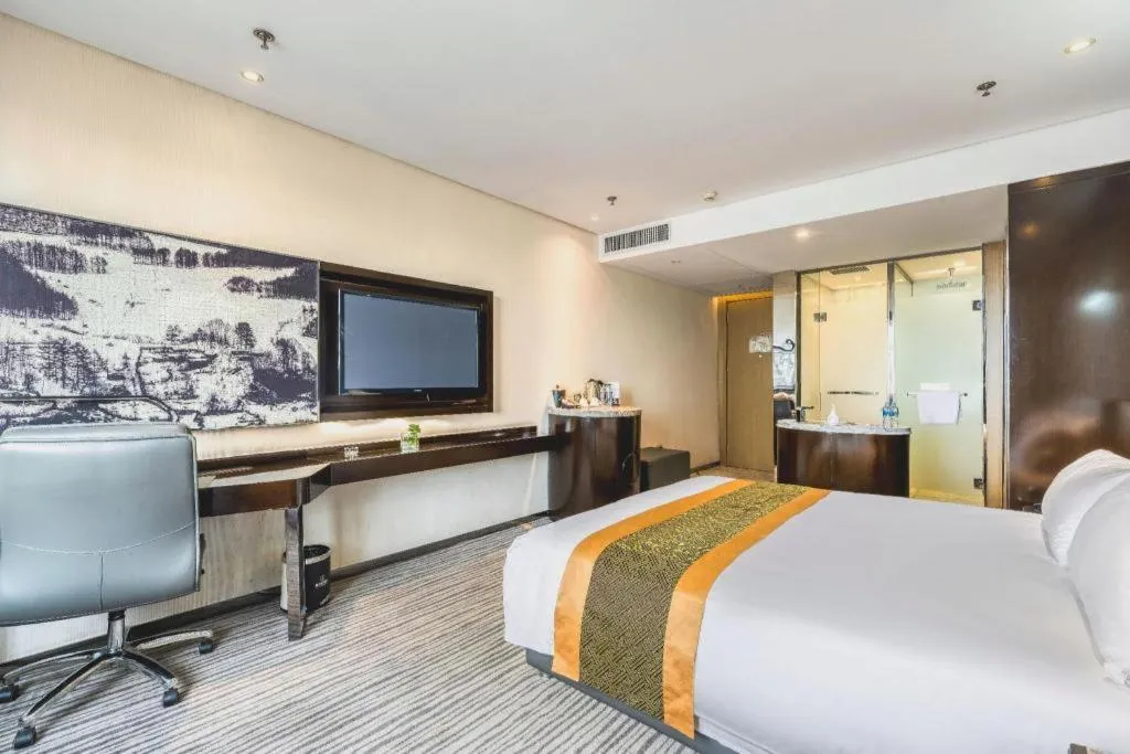 Bed in Harbin Splendent Hotel