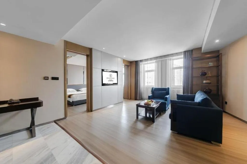 Bed in Harbin Splendent Hotel