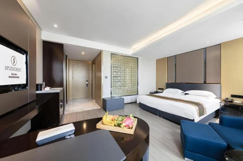 Bed in Harbin Splendent Hotel