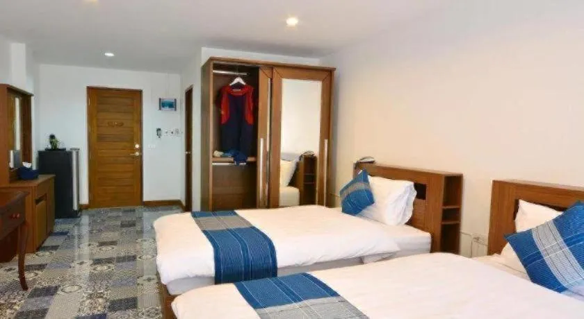 Bed in The Indigo House Phrae