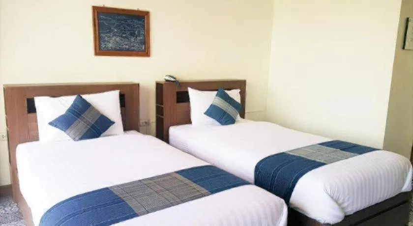 Bed in The Indigo House Phrae