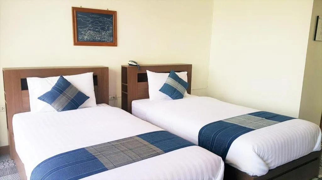 Bed in The Indigo House Phrae