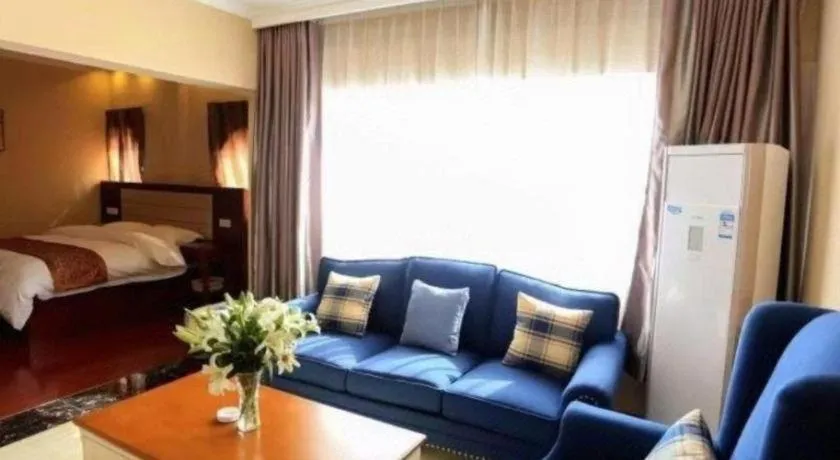 Bed in GreenTree Inn Shandong Yuncheng Ximen Street Songjiang Kung Fu School Business Hotel