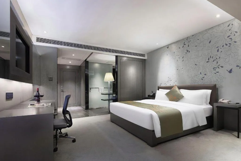 Bed in Yongzhou Chuang Fa Cheng XiaoXiangYi Hotel