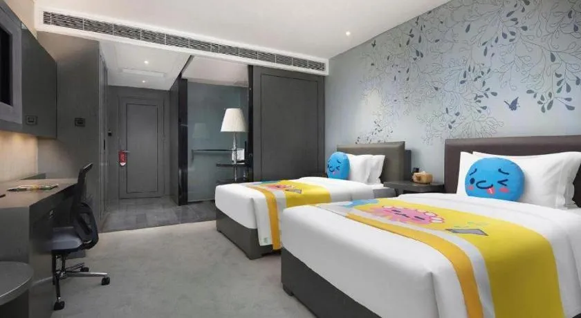 Bed in Yongzhou Chuang Fa Cheng XiaoXiangYi Hotel