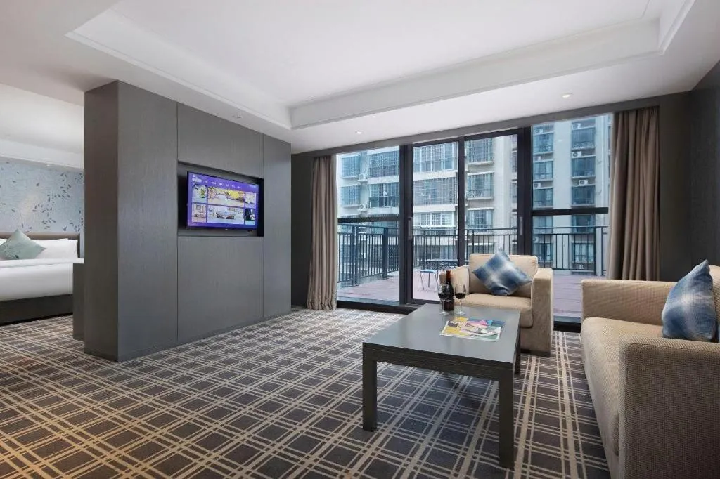 Bed in Yongzhou Chuang Fa Cheng XiaoXiangYi Hotel