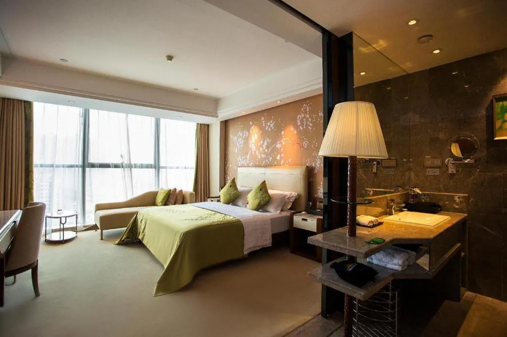 Bed in Yongzhou Chuang Fa Cheng XiaoXiangYi Hotel