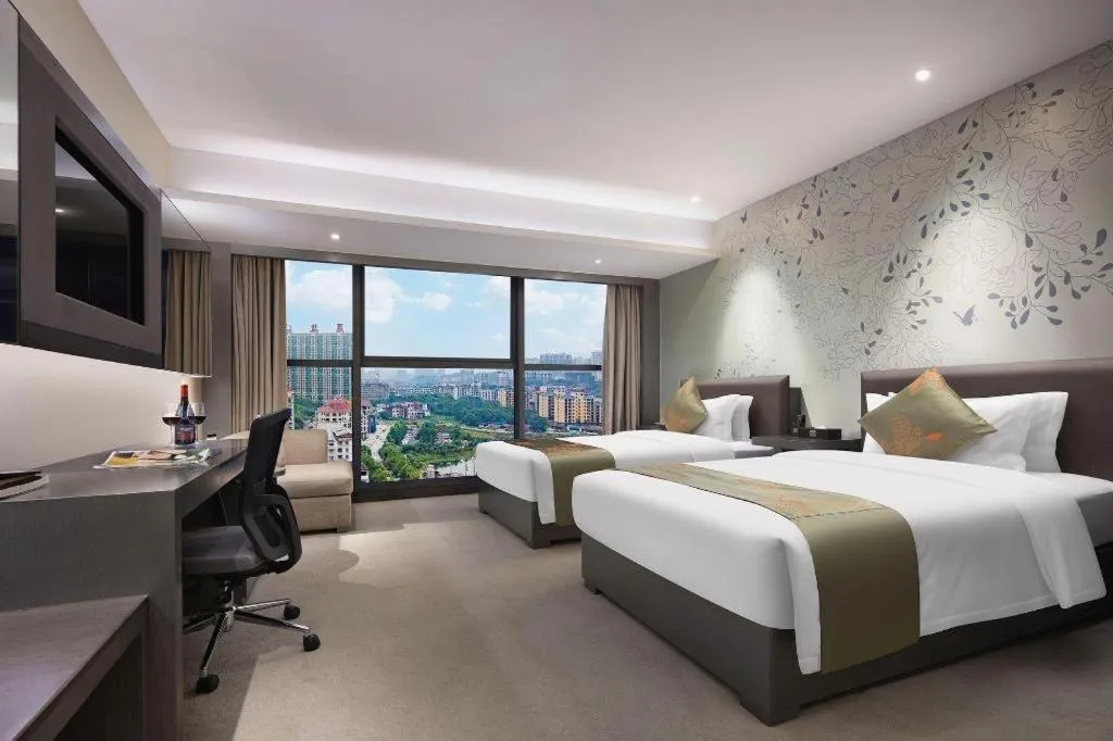 Bed in Yongzhou Chuang Fa Cheng XiaoXiangYi Hotel