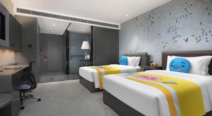 Bed in Yongzhou Chuang Fa Cheng XiaoXiangYi Hotel