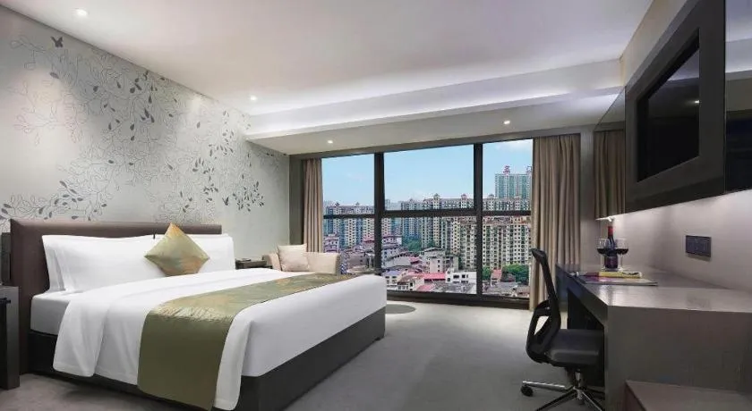 Bed in Yongzhou Chuang Fa Cheng XiaoXiangYi Hotel