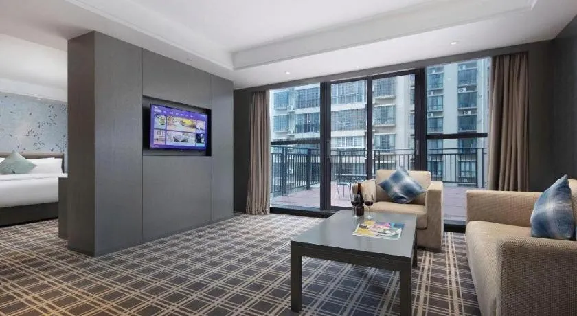 Bed in Yongzhou Chuang Fa Cheng XiaoXiangYi Hotel