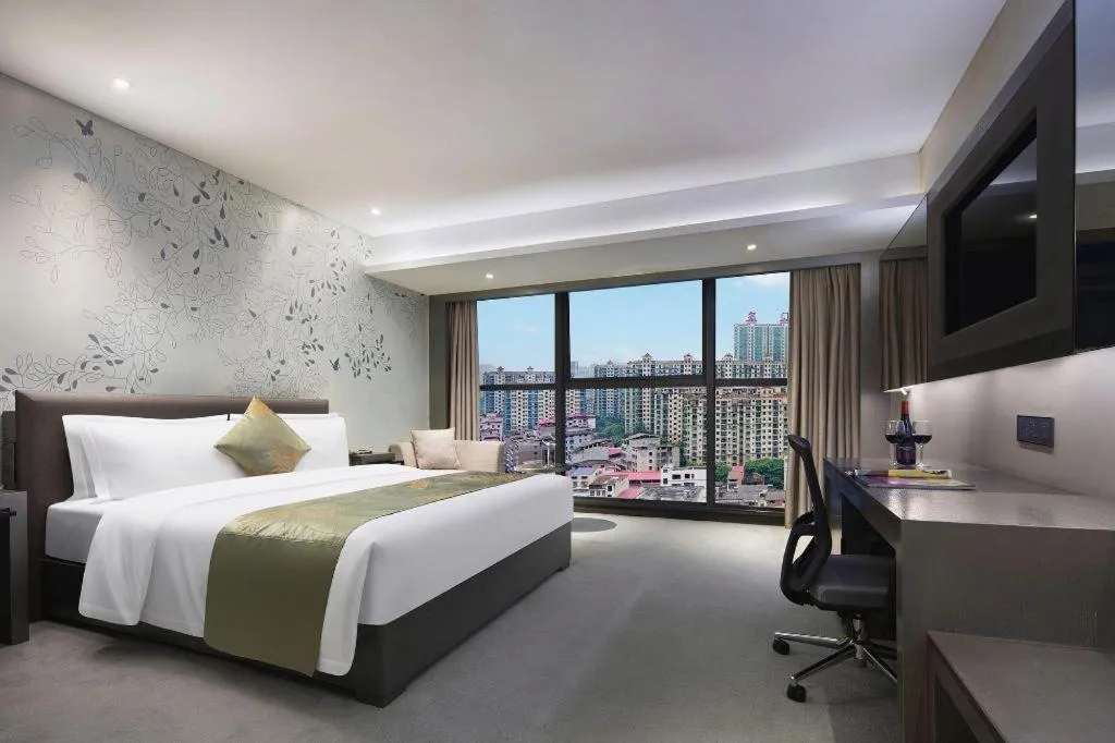 Bed in Yongzhou Chuang Fa Cheng XiaoXiangYi Hotel