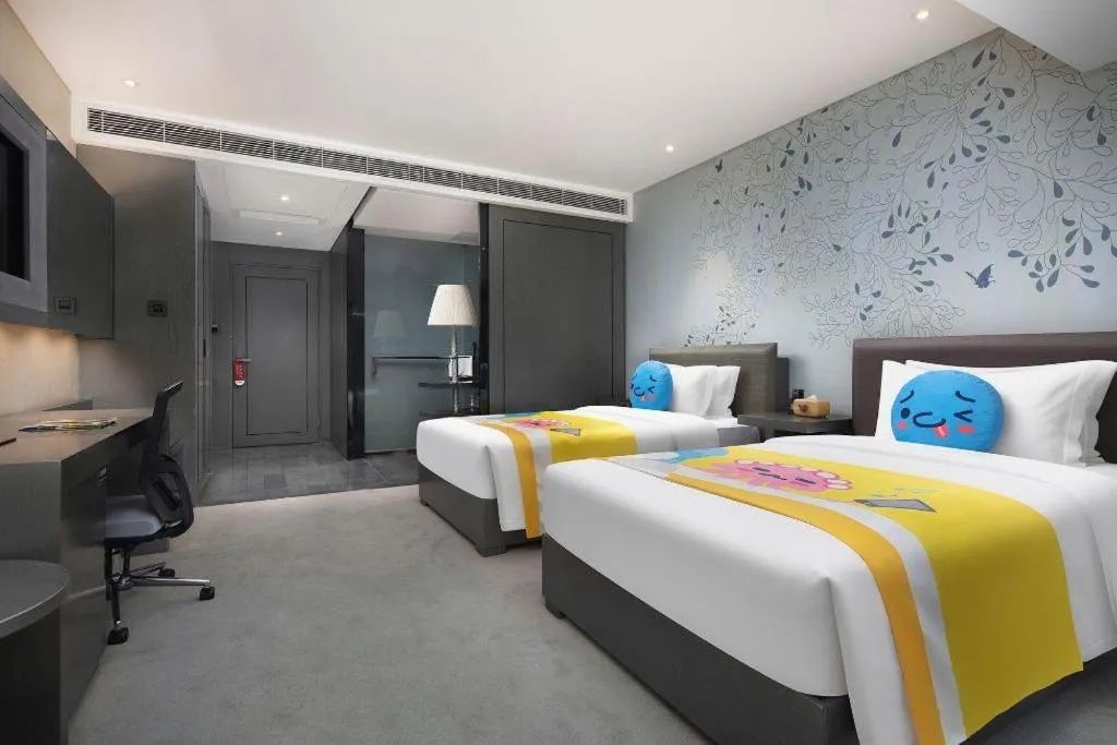 Bed in Yongzhou Chuang Fa Cheng XiaoXiangYi Hotel