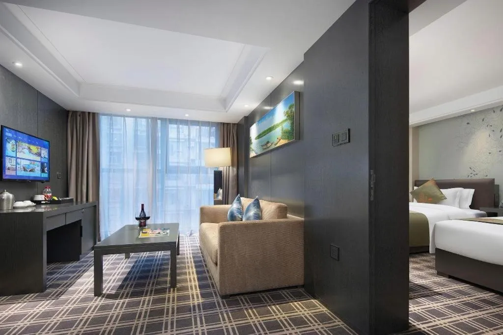 Bed in Yongzhou Chuang Fa Cheng XiaoXiangYi Hotel