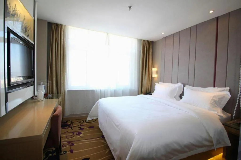 Bed in Lavande Hotel Yantai Train Station Branch