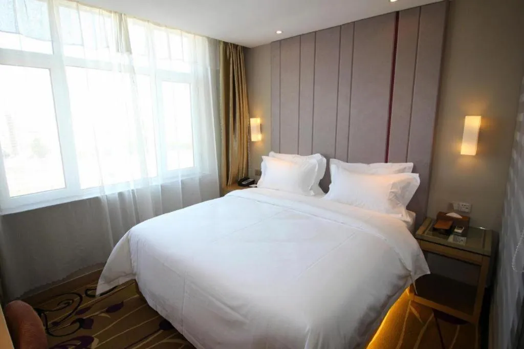 Bed in Lavande Hotel Yantai Train Station Branch