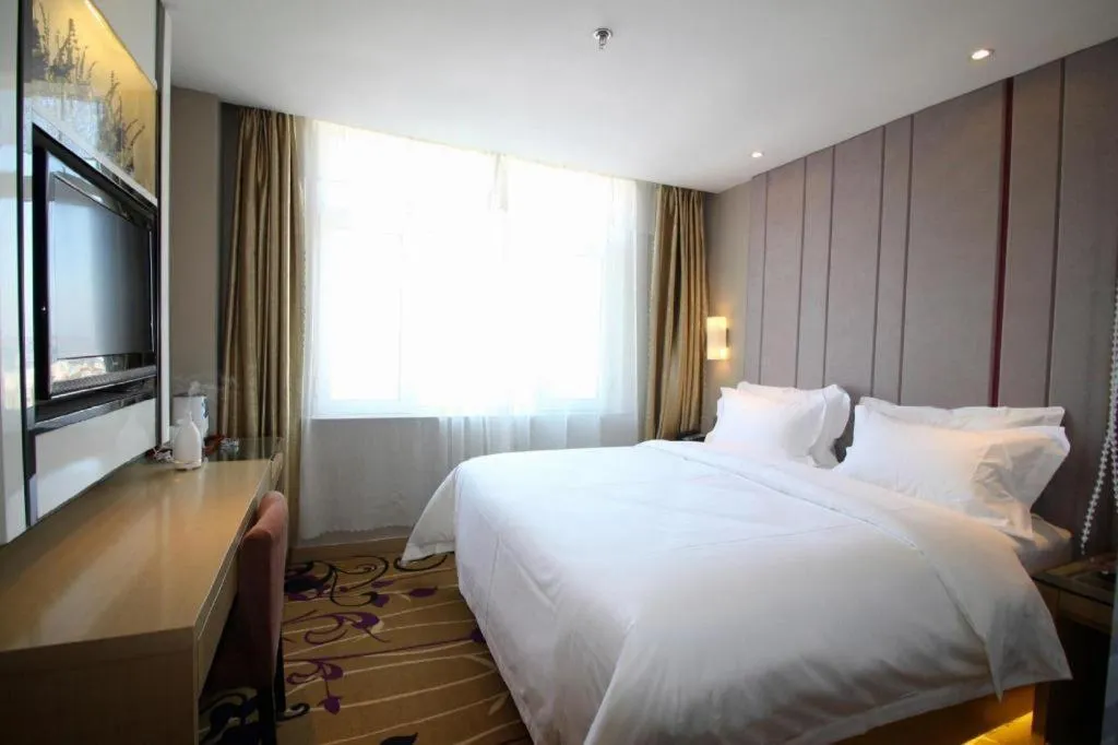 Bed in Lavande Hotel Yantai Train Station Branch