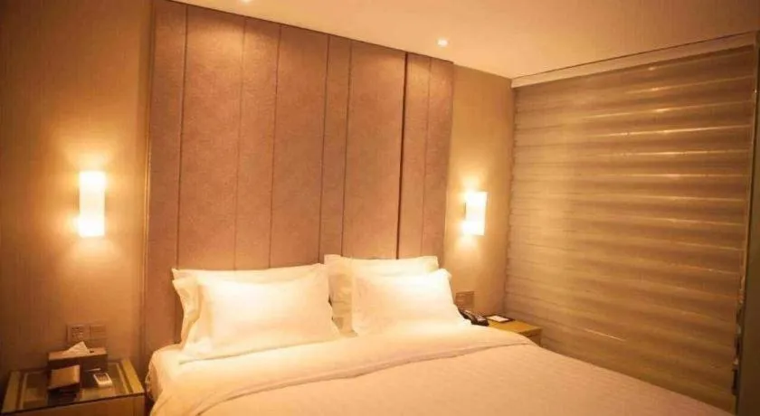 Bed in Lavande Hotel Yantai Train Station Branch