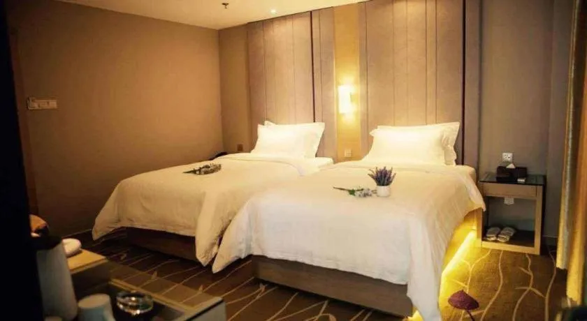 Bed in Lavande Hotel Yantai Train Station Branch