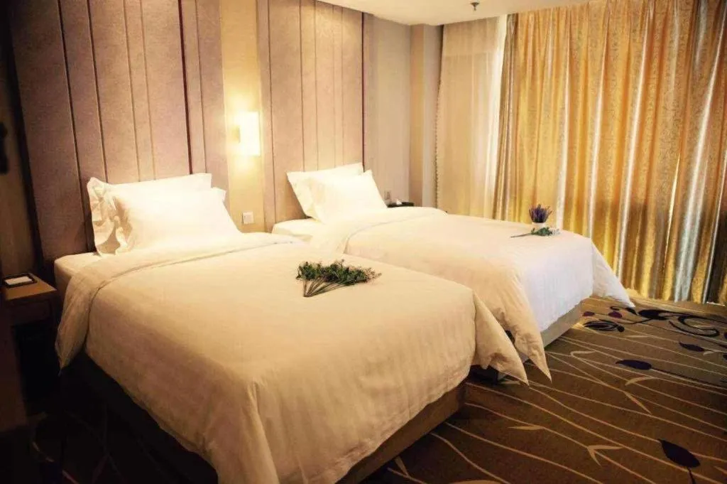 Bed in Lavande Hotel Yantai Train Station Branch