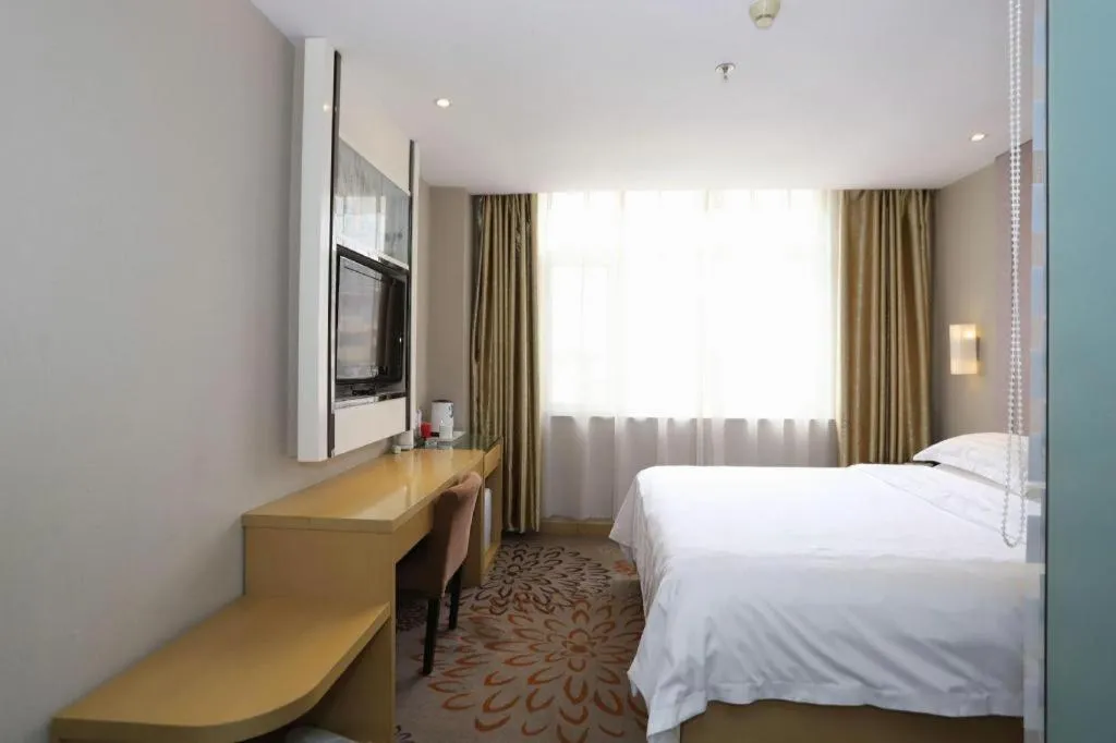 Bed in Lavande Hotel Yantai Train Station Branch