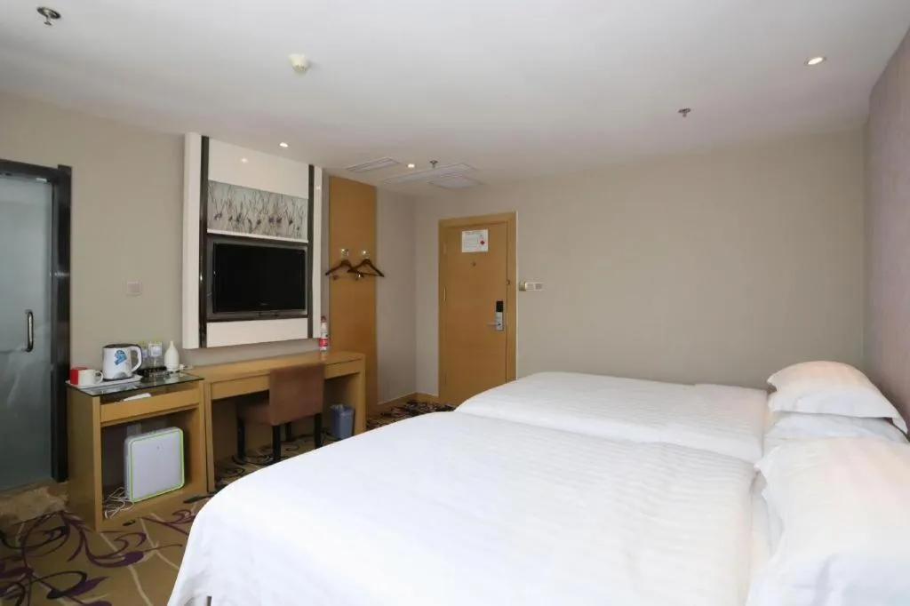 Bed in Lavande Hotel Yantai Train Station Branch