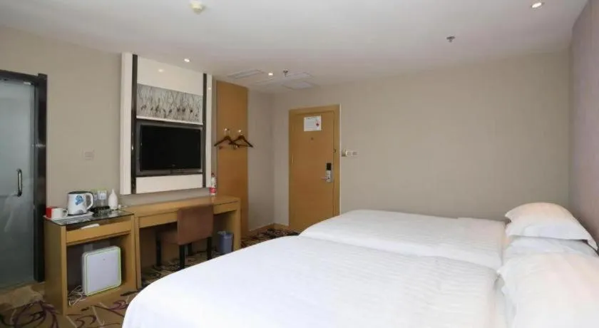 Bed in Lavande Hotel Yantai Train Station Branch