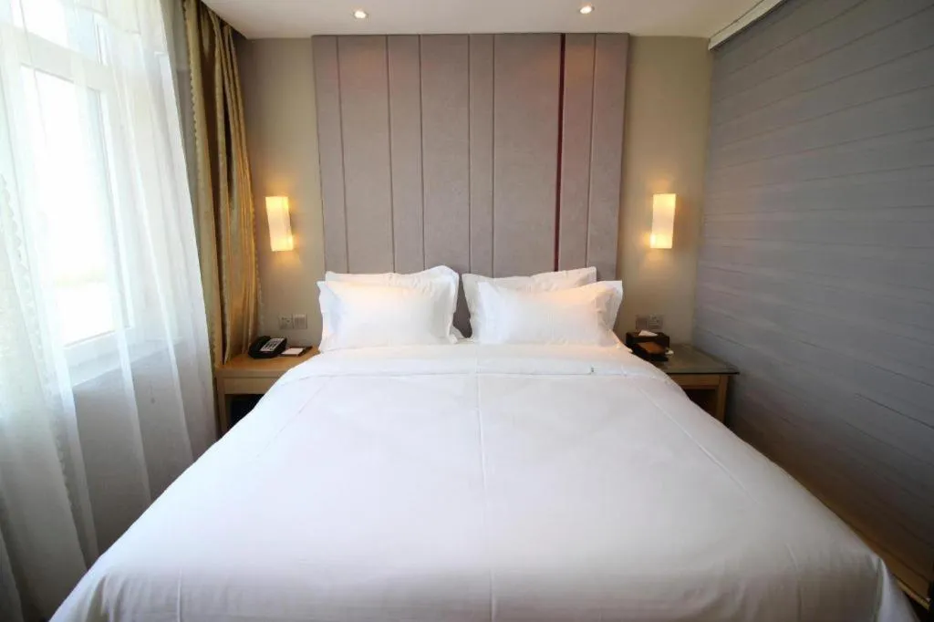 Bed in Lavande Hotel Yantai Train Station Branch