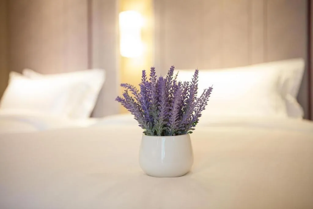 Bed in Lavande Hotel Yantai Train Station Branch