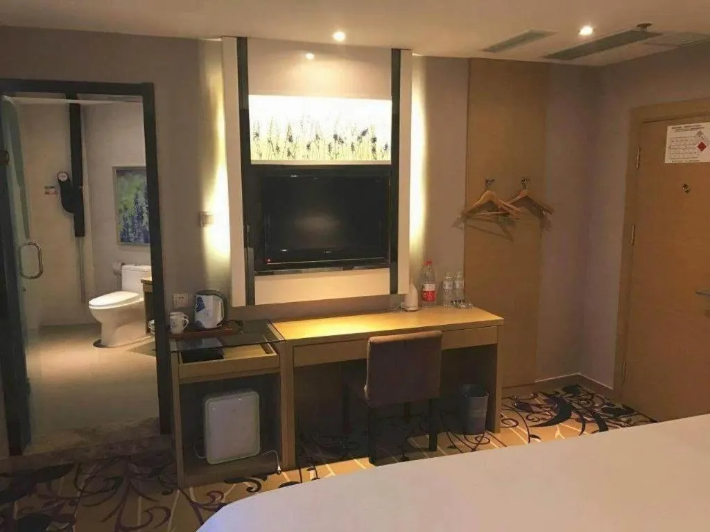 Bed in Lavande Hotel Yantai Train Station Branch