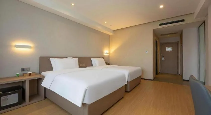 Bed in Lavande Hotel Shijiazhuang Museum Branch