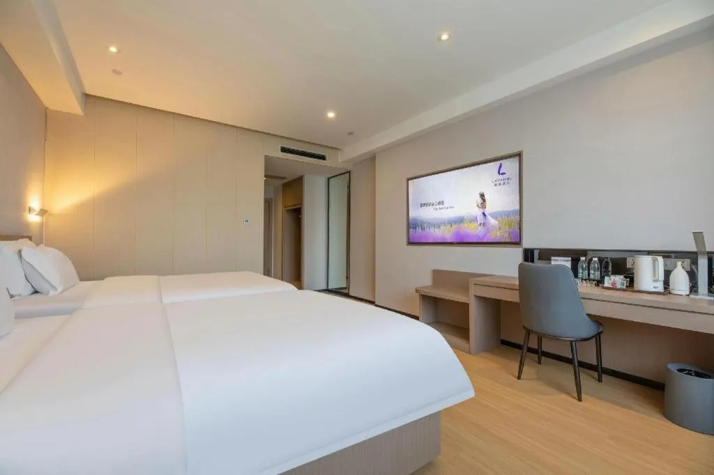 Bed in Lavande Hotel Shijiazhuang Museum Branch