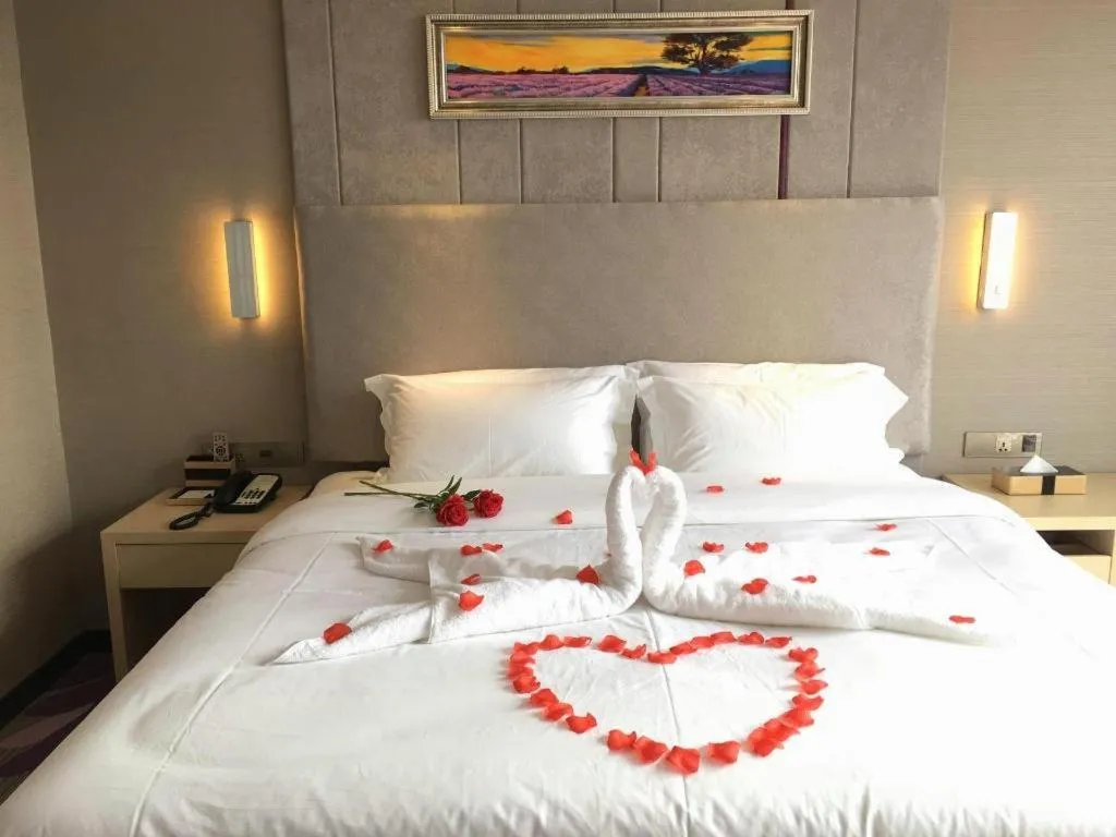 Bed in Lavande Hotel Yichang Railway East Station Branch