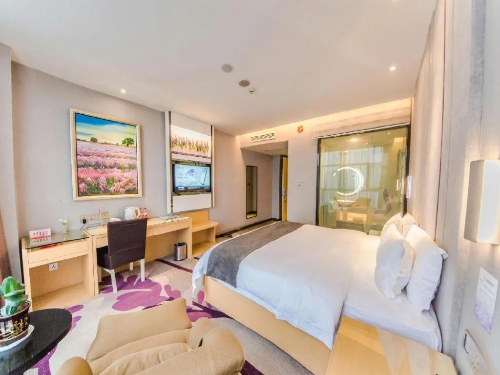 Bed in Lavande Hotel Yichang Railway East Station Branch