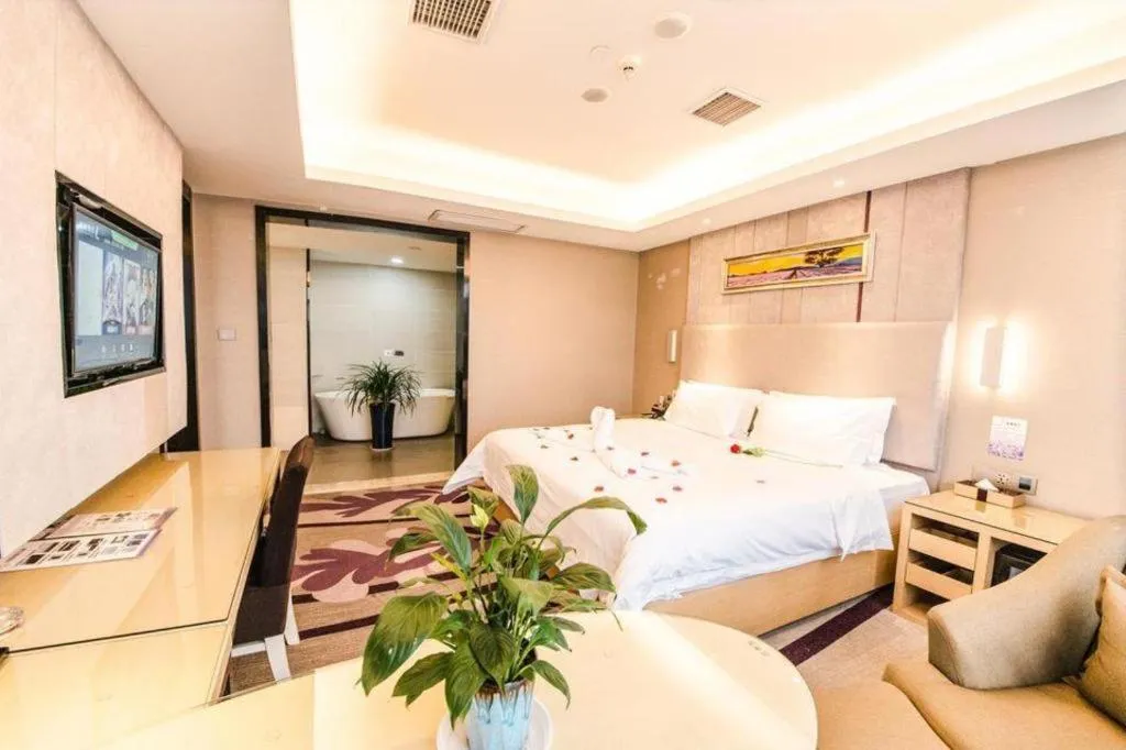 Bed in Lavande Hotel Yichang Railway East Station Branch