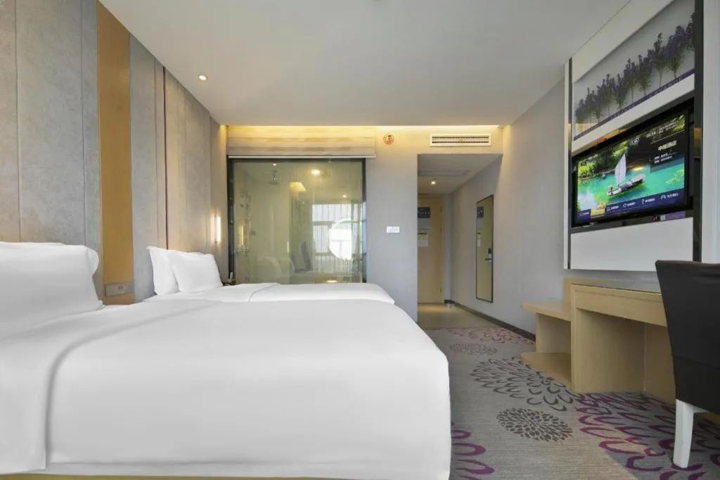 Bed in Lavande Hotel Yichang Railway East Station Branch