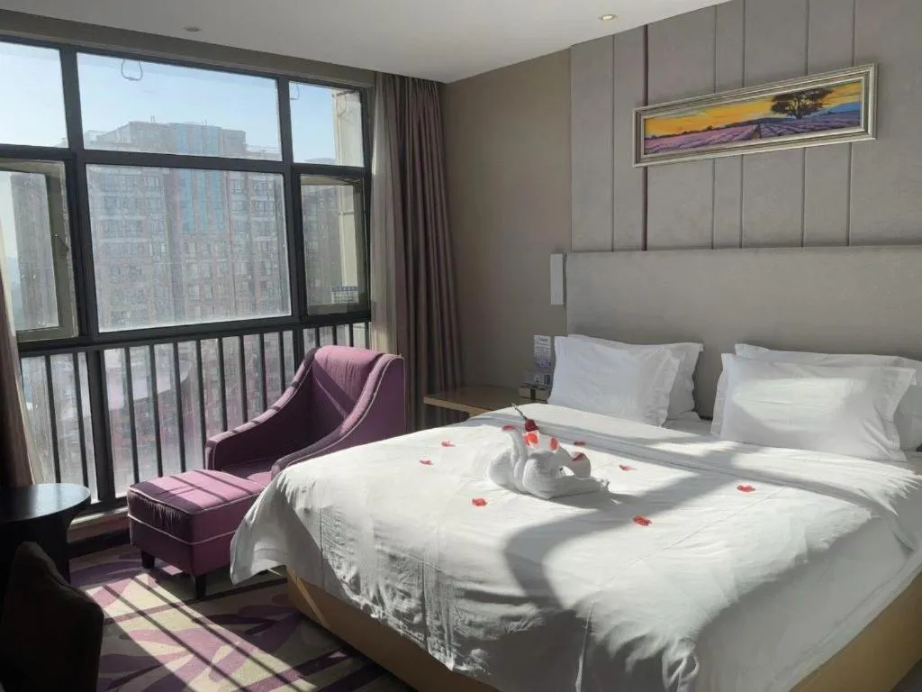 Bed in Lavande Hotel Yichang Railway East Station Branch