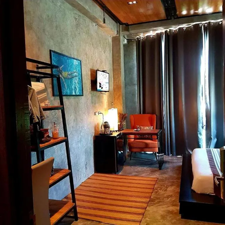 Bed in Theloft boutique nakhonpanom