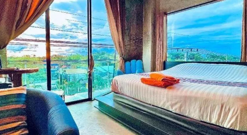 Bed in Theloft boutique nakhonpanom