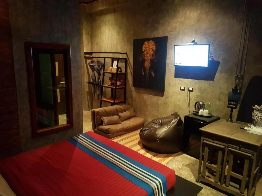 Bed in Theloft boutique nakhonpanom