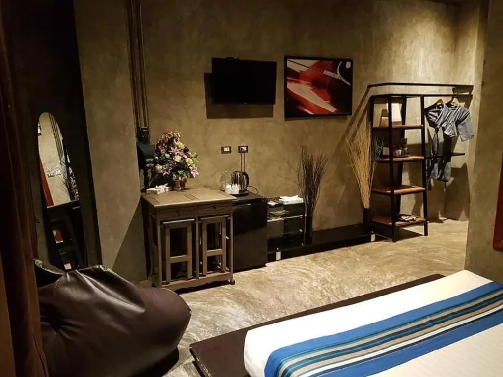 Bed in Theloft boutique nakhonpanom