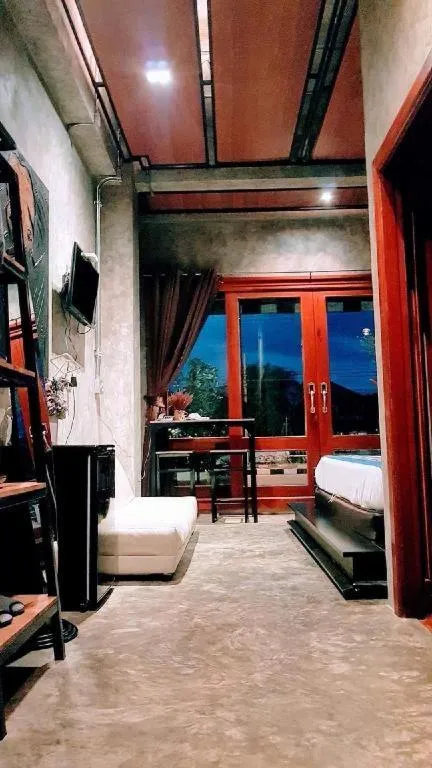 Bed in Theloft boutique nakhonpanom