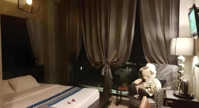 Bed in Theloft boutique nakhonpanom